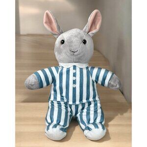Kohls Cares Goodnight Moon Plush Bunny Rabbit in Striped Pajamas Plush 12"